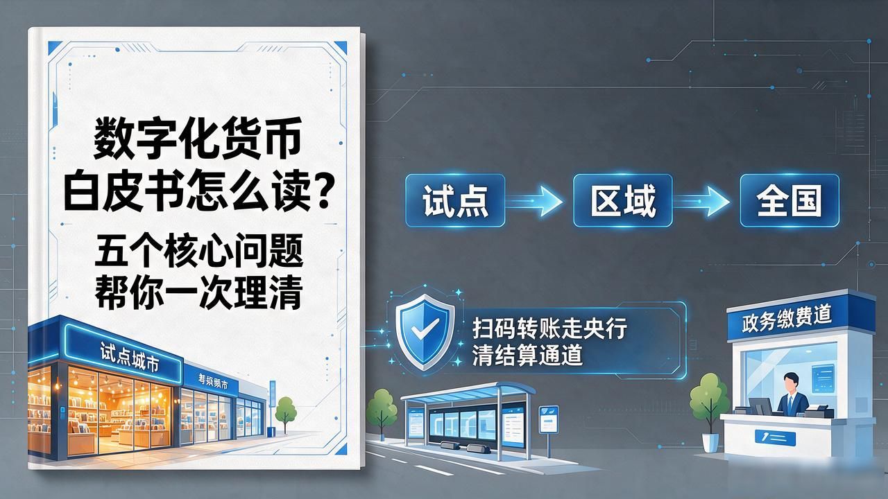 数字化货币白皮书怎么读？五个核心问题帮你一次理清