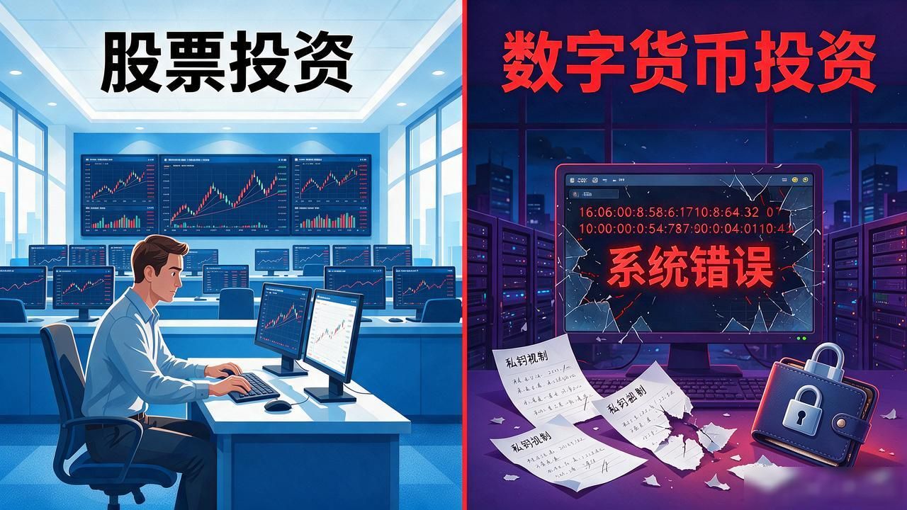 数字货币与投资区别_比特币与传统投资的本质区别_数字货币投资风险警示