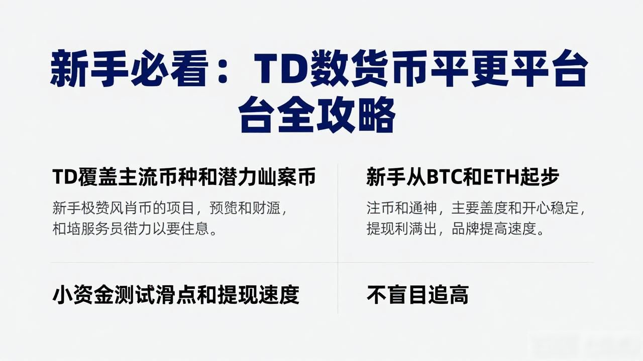新手必看：TD数字货币交易平台全攻略