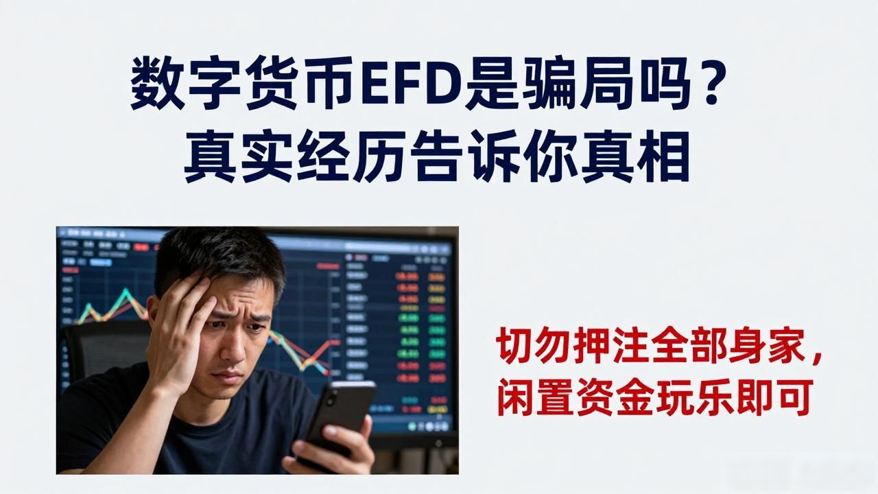数字货币EFD是骗局吗？真实经历告诉你真相