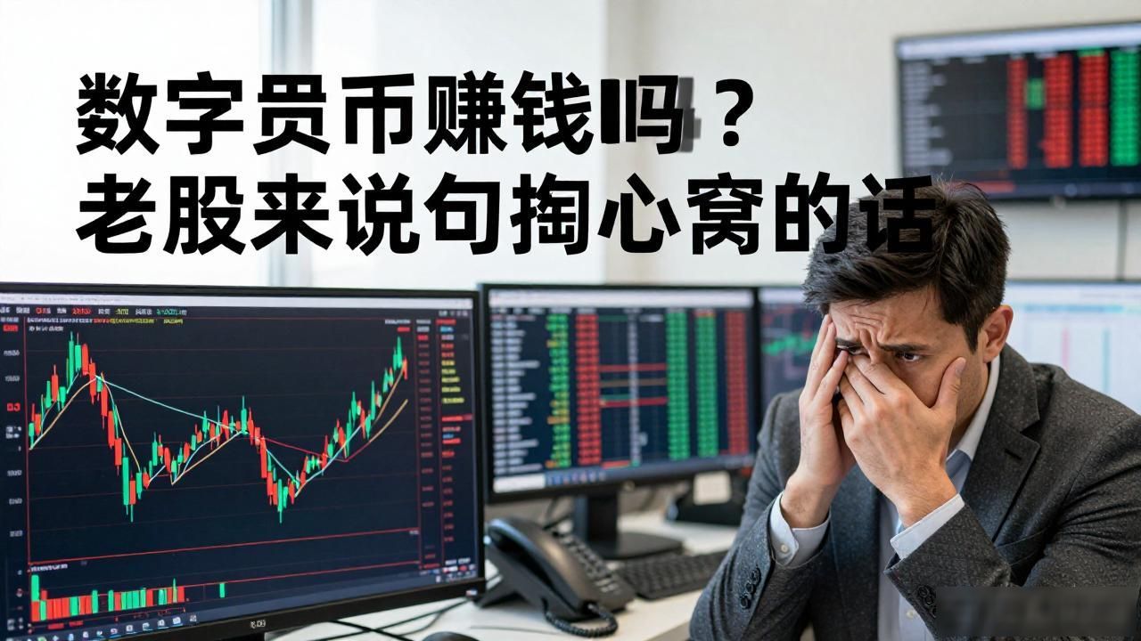数字货币能赚钱吗？老股民说句掏心窝的话
