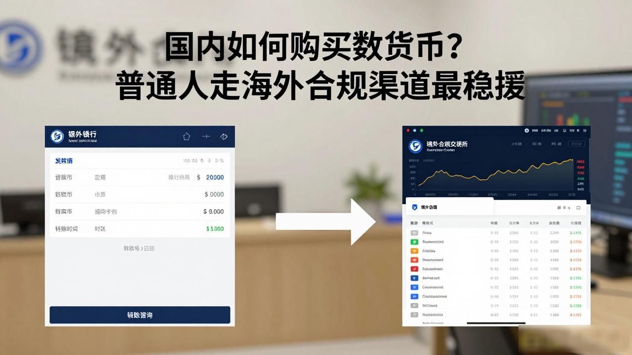 国内如何购买数字货币？普通人走海外合规渠道最稳妥