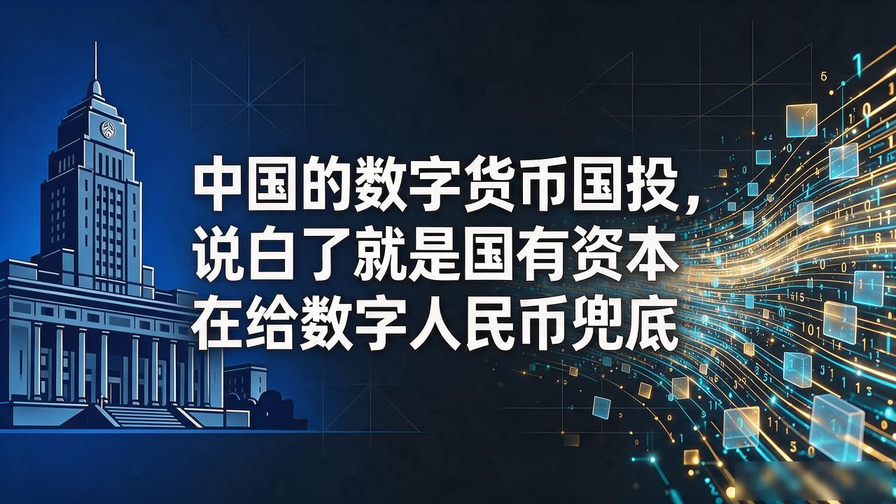 中国的数字货币国投_数字人民币国有投资体系托底_中国数字货币国有资本深度嵌入