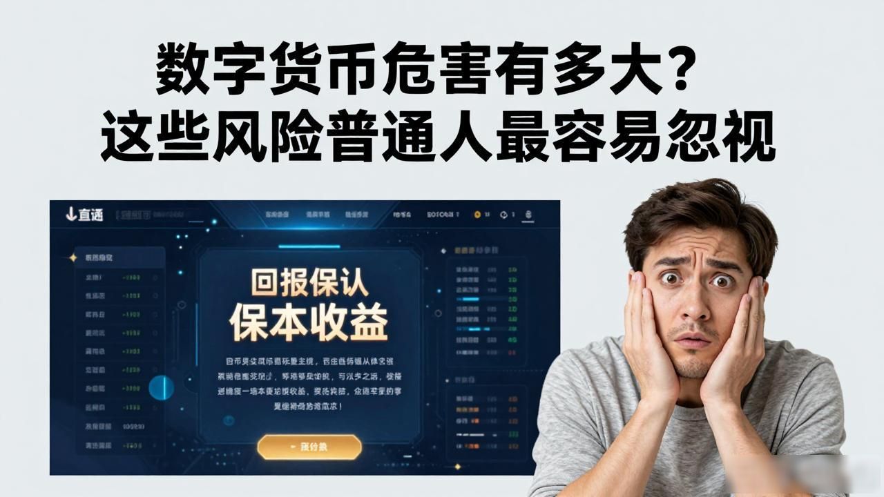 数字货币危害有多大？这些风险普通人最容易忽视