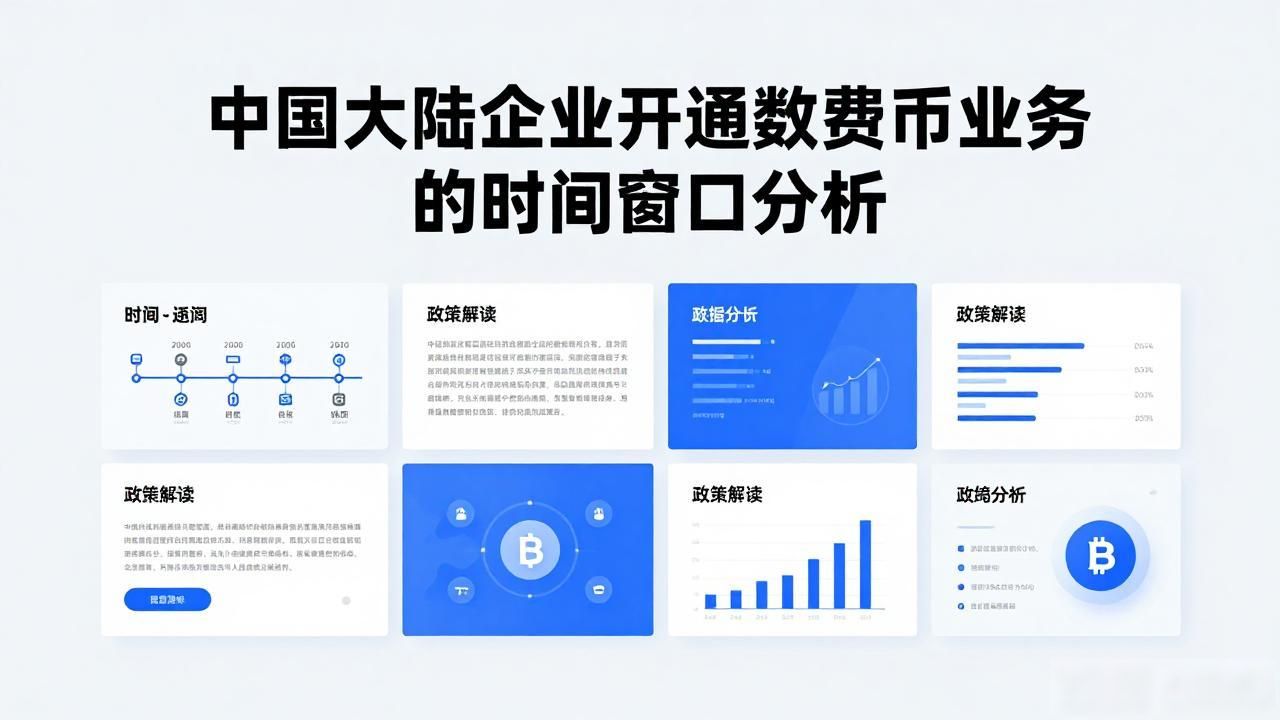 中国大陆企业开通数字货币业务的时间窗口分析