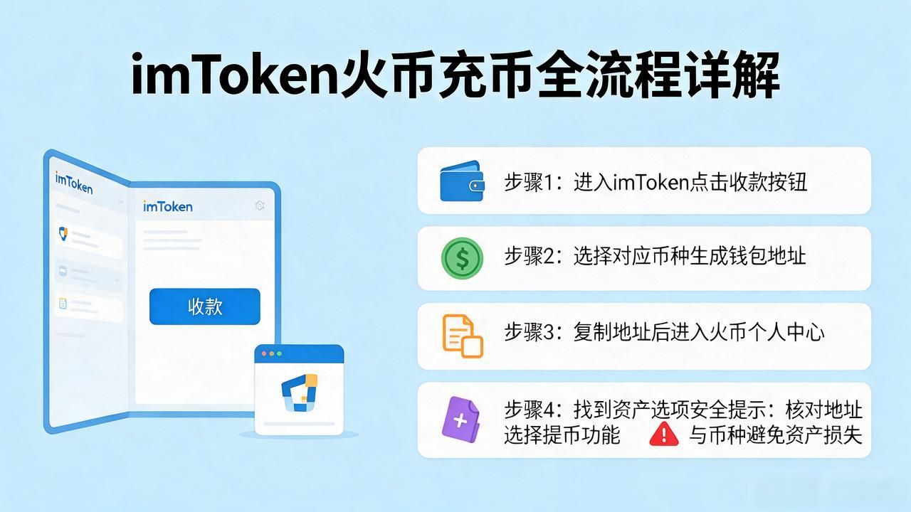 imtoken 火币 充币_火币提币到imToken钱包的正确方法_加密货币跨平台资产转移安全操作