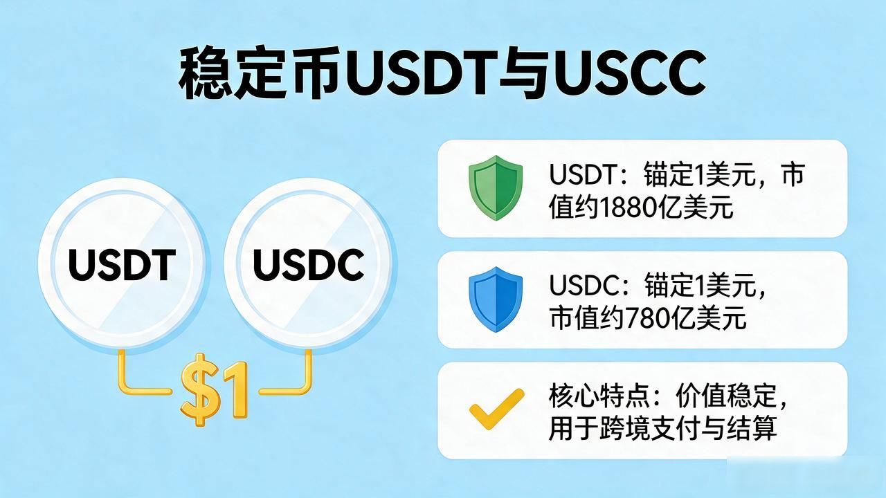 数字货币简称速查：BTC、ETH、USDT一文搞懂主流币缩写