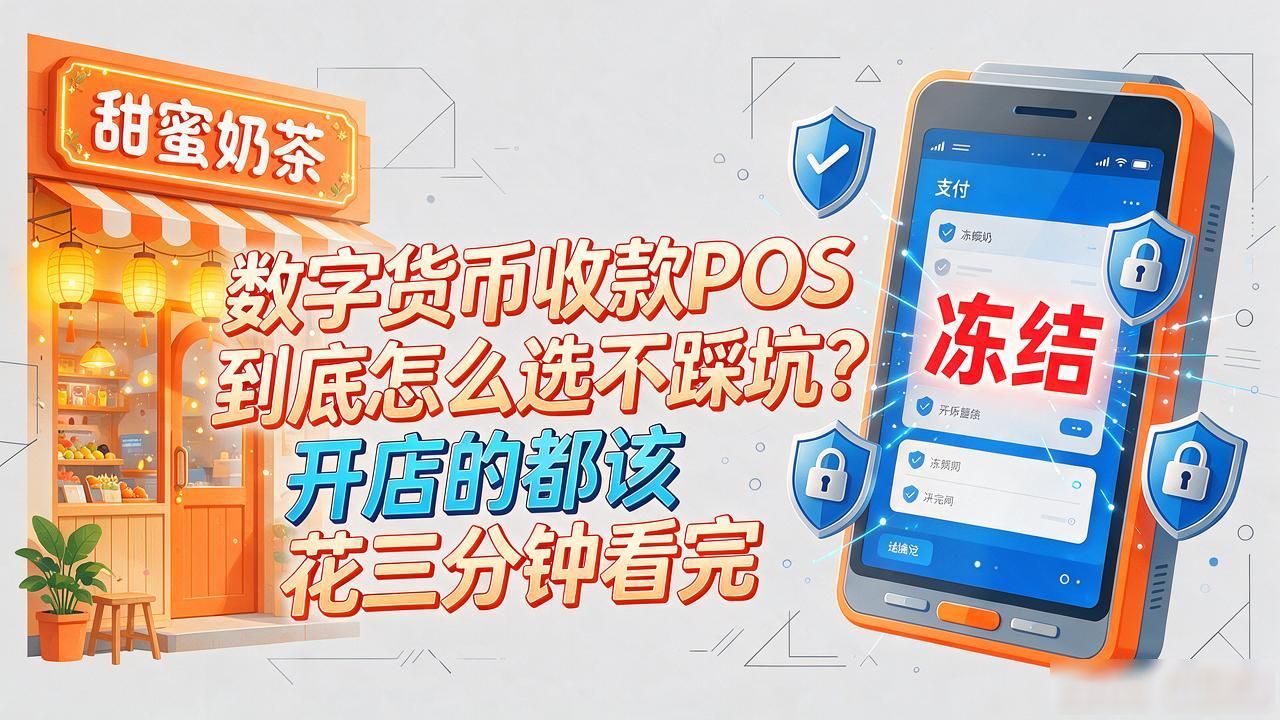 数字货币收款POS到底怎么选不踩坑？开店的都该花三分钟看完