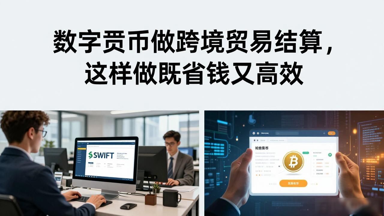 数字货币做跨境贸易结算，这样做既省钱又高效