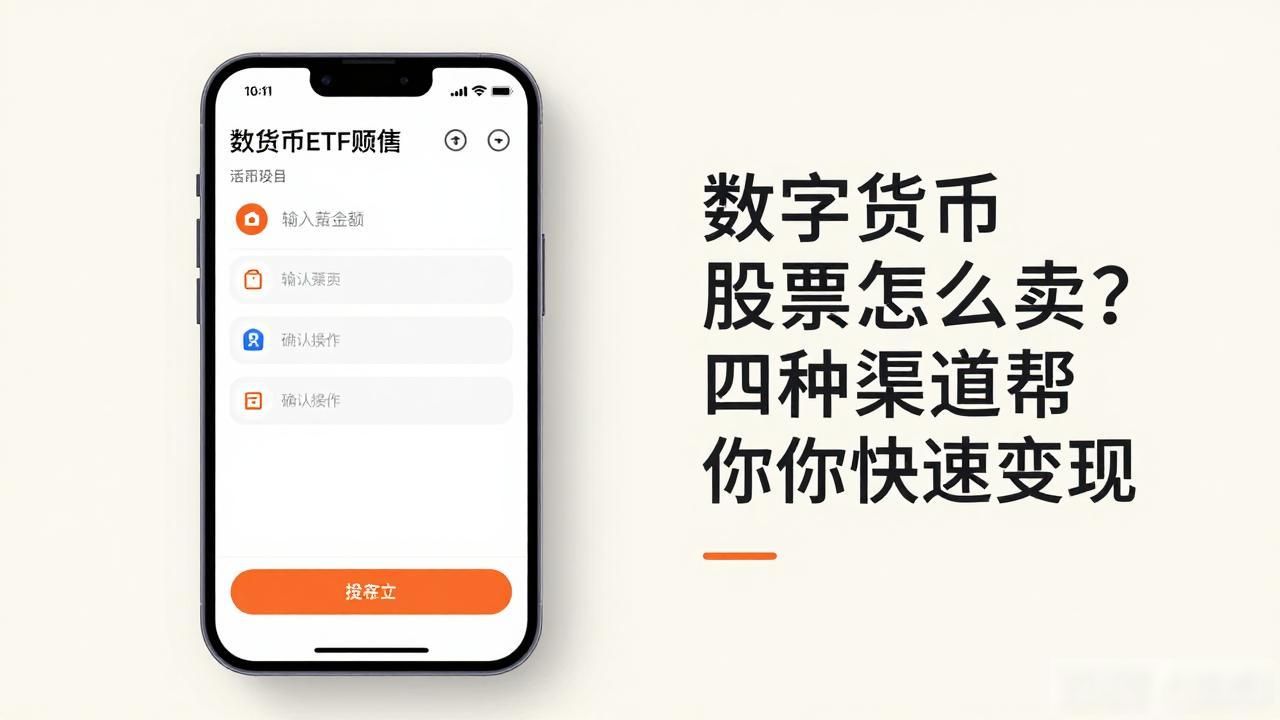 数字货币股票怎么卖_数字货币股票卖出方法_券商账户交易数字货币股票