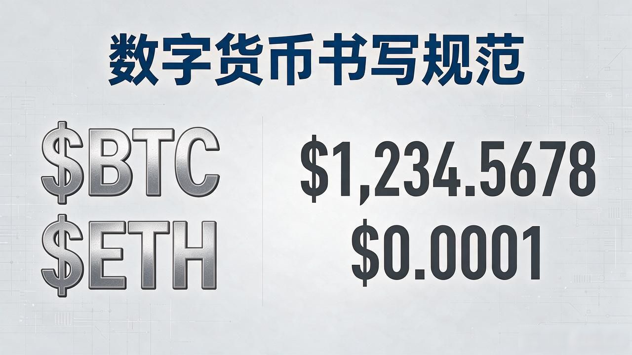 数字货币书写常见规范技巧_币圈币种名称大小写书写要求_数字货币通用书写
