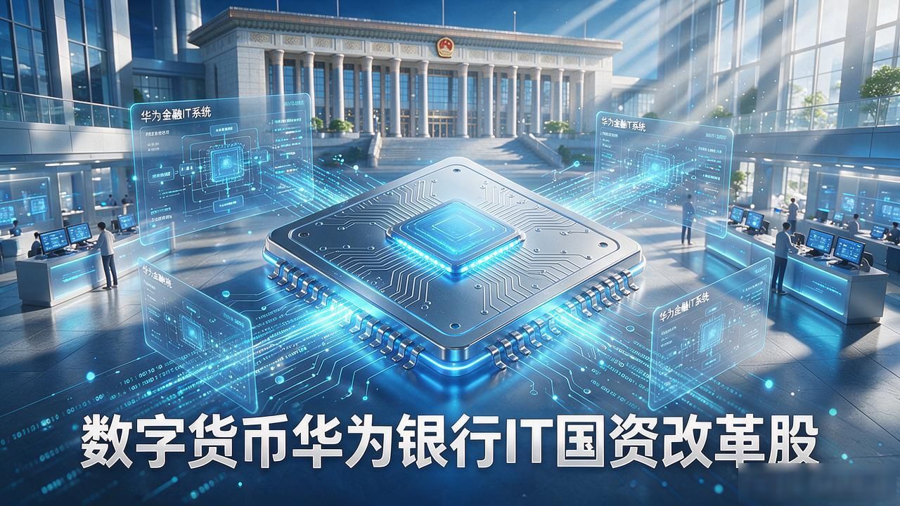 科技变现_政策托底_数字货币华为银行it国资改革股