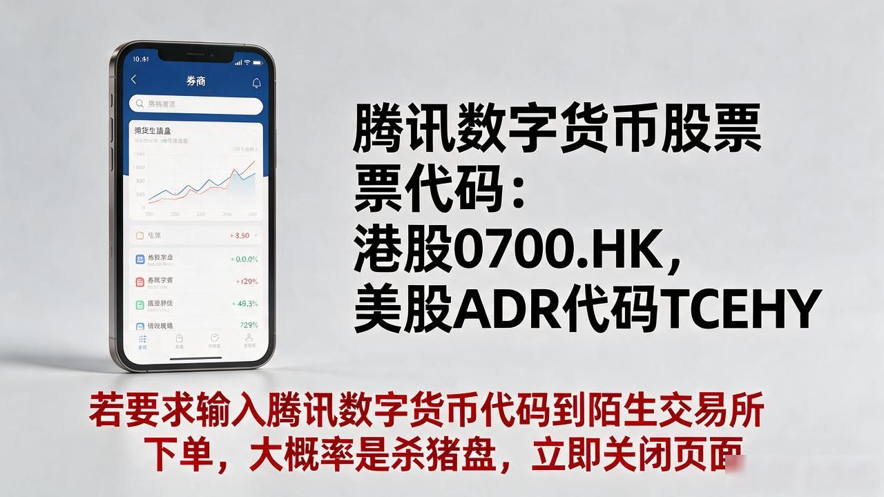 搜腾讯数字货币股票代码别迷路，真正该关注的代码其实是这几个