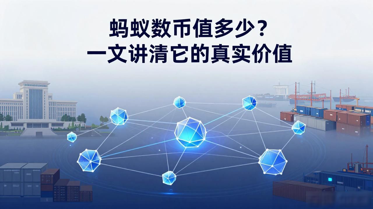 蚂蚁数币值多少？一文讲清它的真实价值