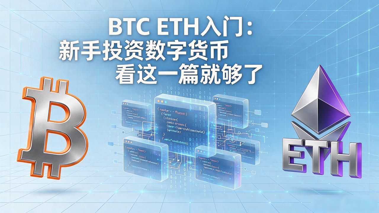 BTC ETH入门：新手投资数字货币看这一篇就够了