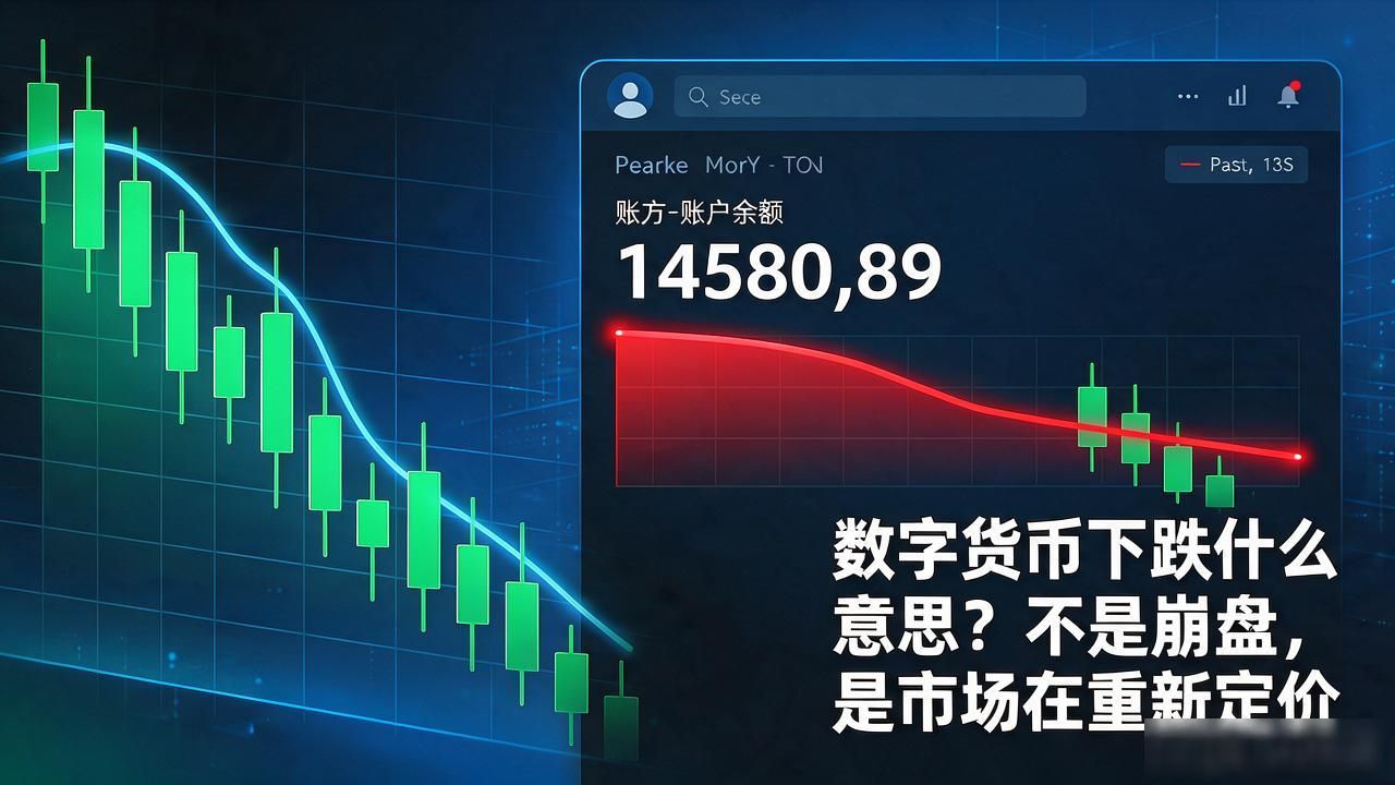 数字货币下跌什么意思？不是崩盘，是市场在重新定价