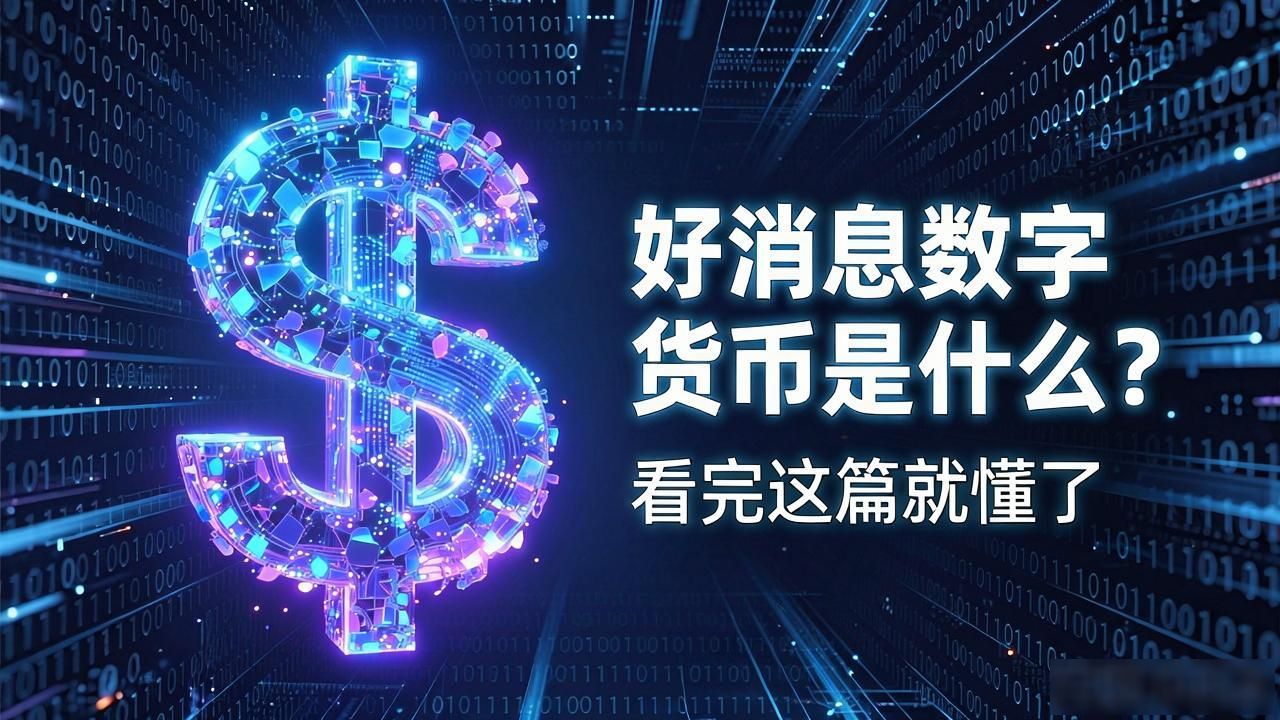 好消息数字货币是什么？看完这篇就懂了