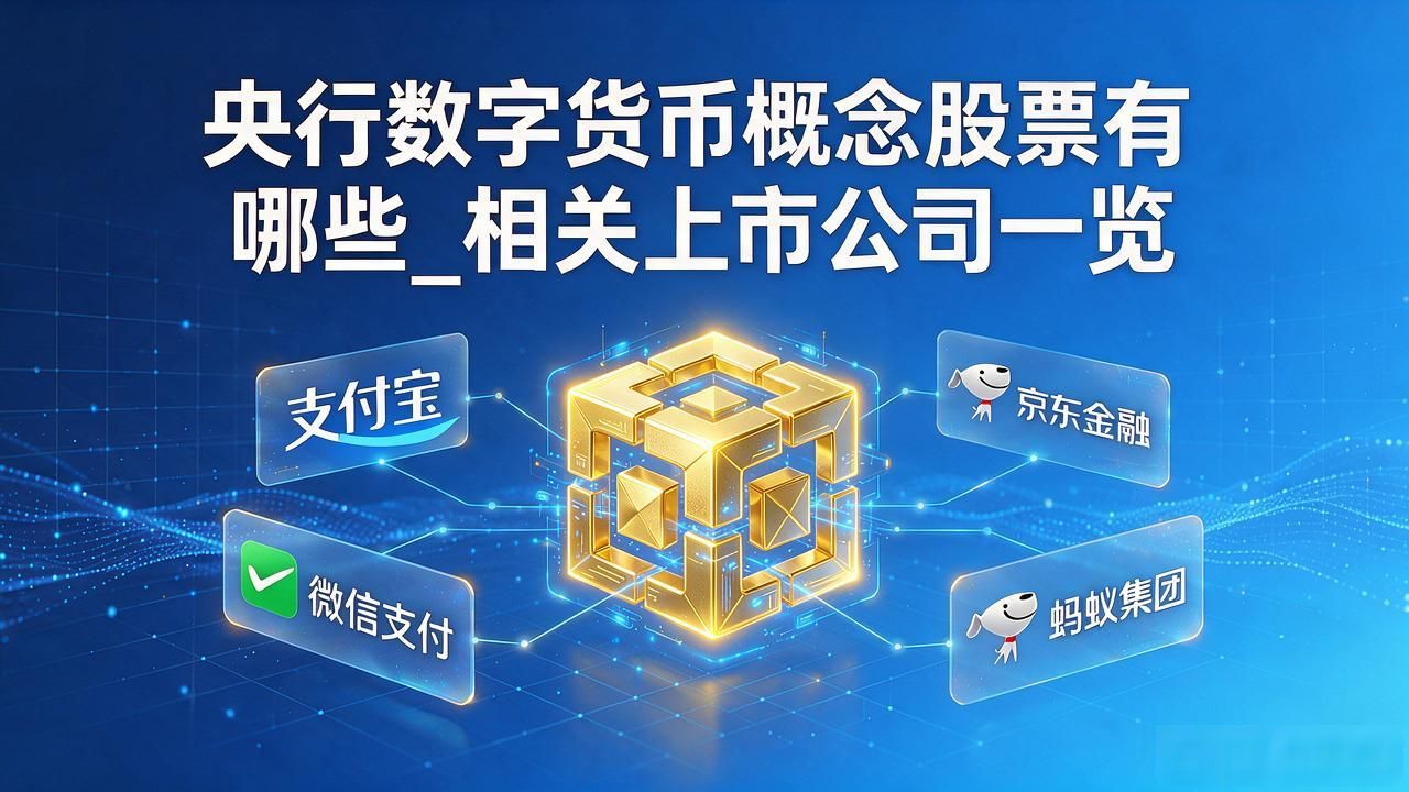 央行数字货币概念股票有哪些_相关上市公司一览
