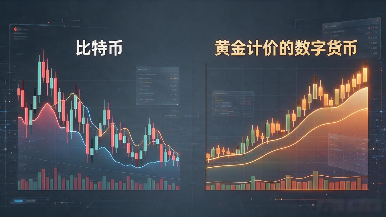 黄金计价的数字货币到底怎么运作？跟比特币比哪个更抗跌