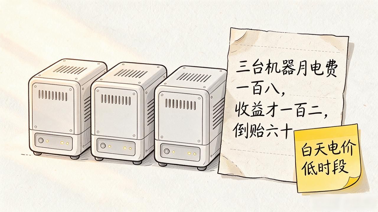 小规模挖数字货币，家里几台旧电脑折腾一圈还能不能赚回电费
