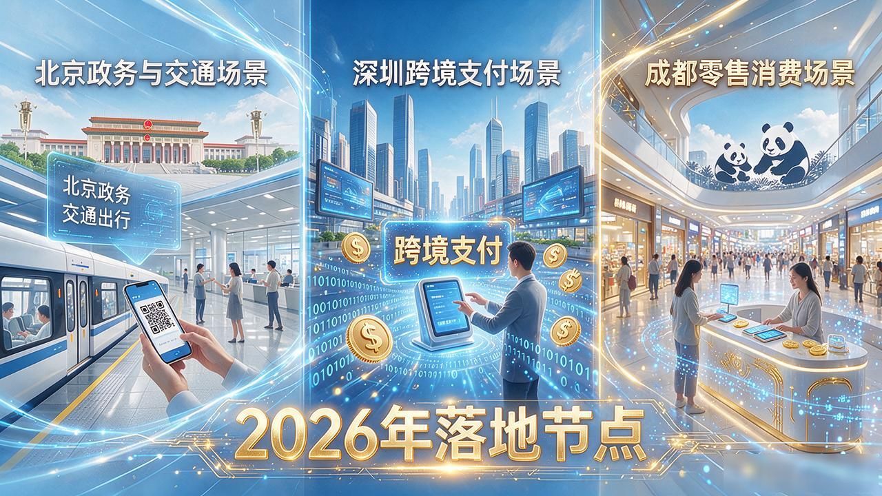 数字货币几月份上线？2026年e-CNY落地节点拆解