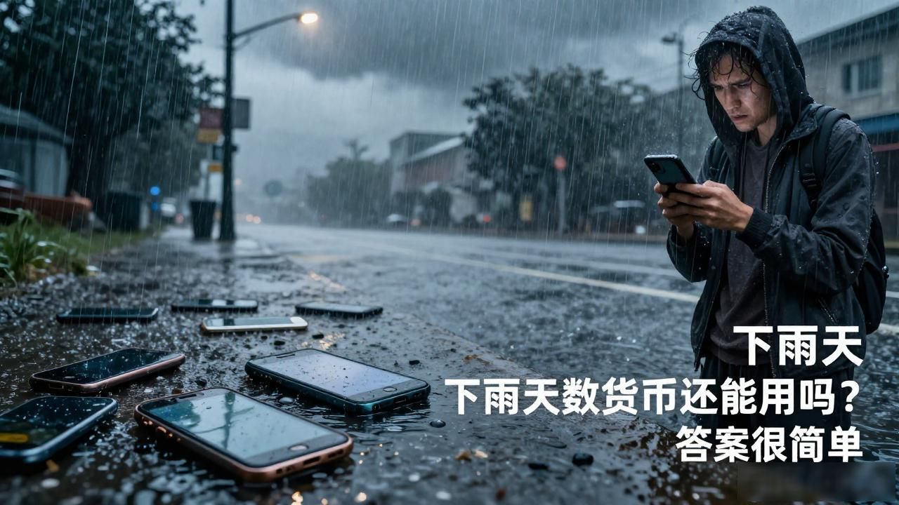 下雨天数字货币还能用吗？答案很简单
