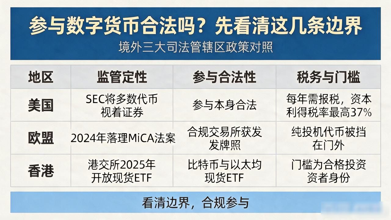 境外数字货币合规投资税务监管_参与数字货币合法吗_中国大陆数字货币持有与交易法律边界