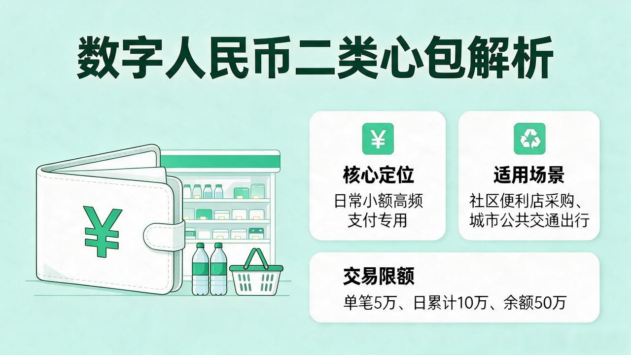 数字人民币一类钱包与二类钱包区别_数字人民币二类钱包使用场景_数字货币一类二类区别