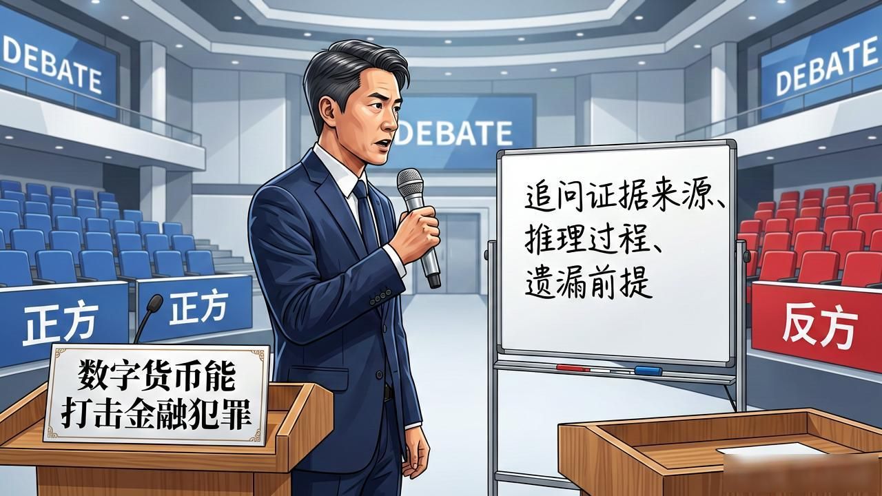数字货币二辩_数字货币辩论二辩技巧_拆解对方论证漏洞