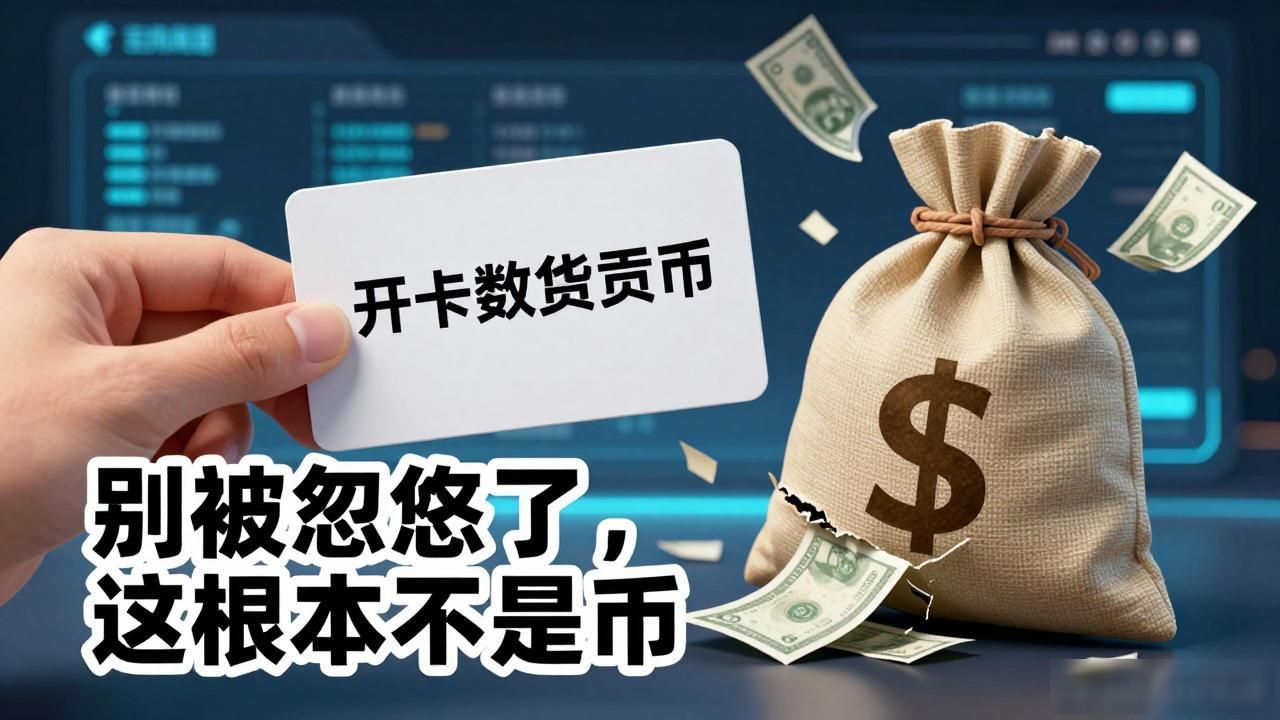 开卡数字货币？别被忽悠了，这根本不是币