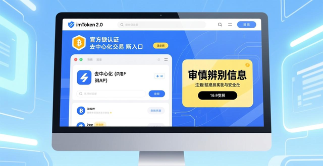 imToken 2.0 钱包使用教程_如何通过imToken最新版2.0进行合规投资?_数字资产投资链上操作指南