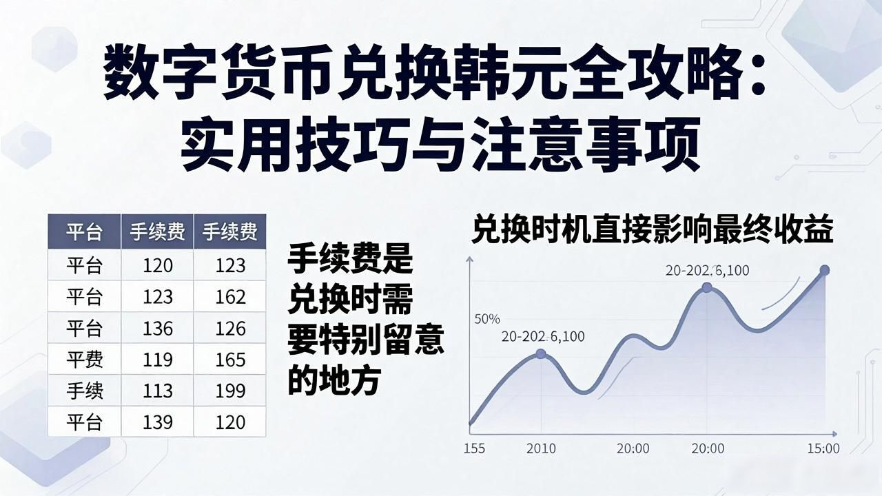 数字货币兑换韩元全攻略：实用技巧与注意事项