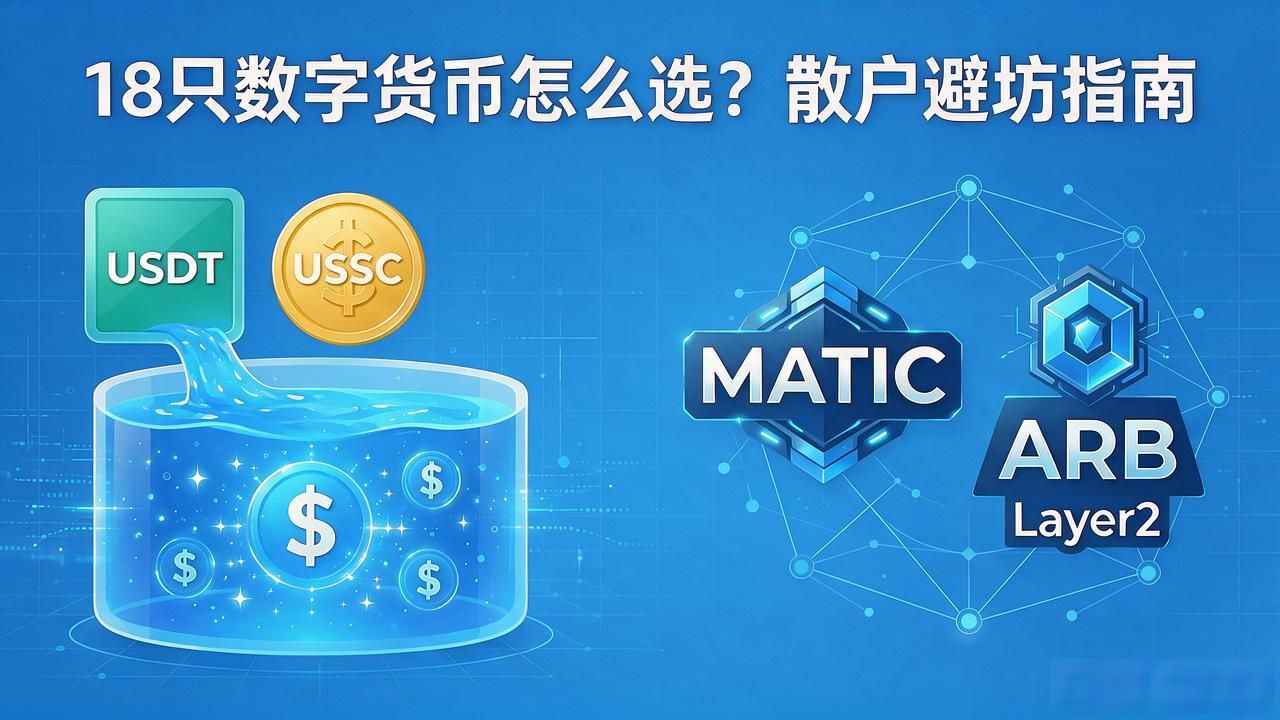 18只数字货币怎么选？散户避坑指南