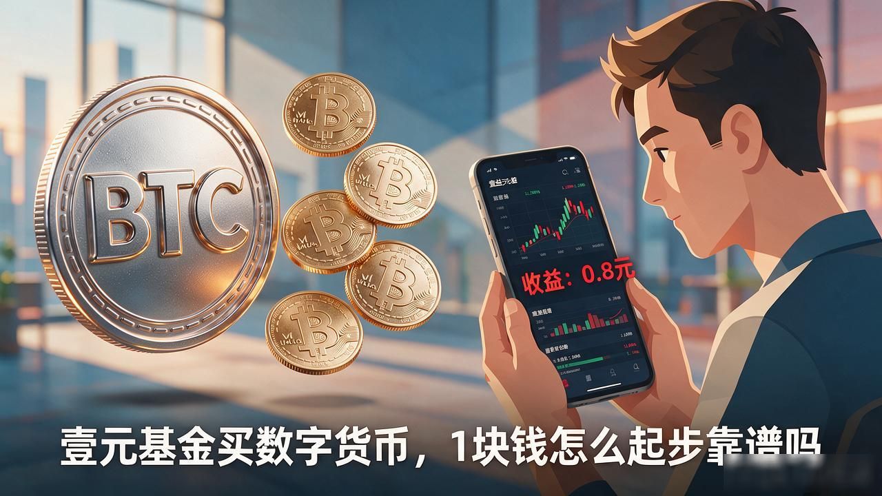 壹元基金买数字货币，1块钱怎么起步靠谱吗