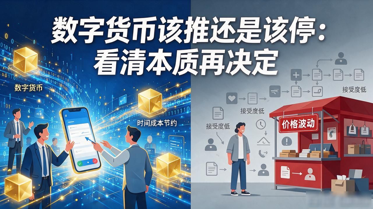 数字货币该推还是该停：看清本质再决定