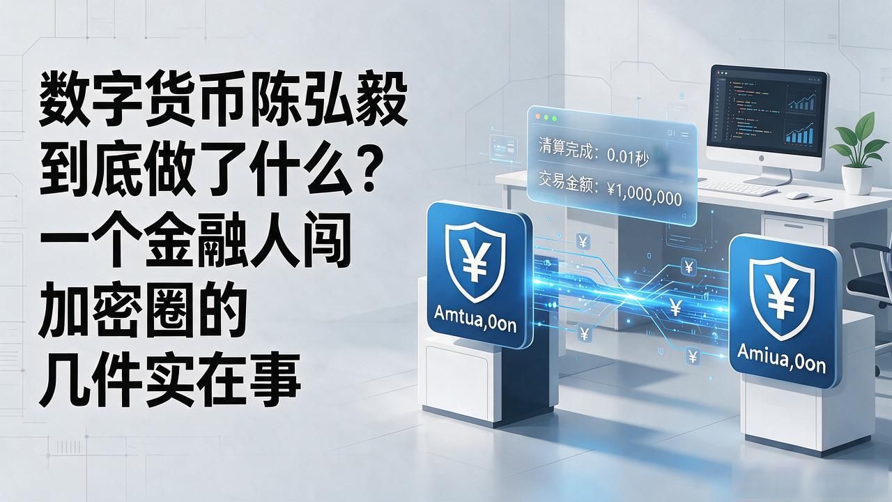 数字货币陈弘毅到底做了什么？一个金融人闯加密圈的几件实在事