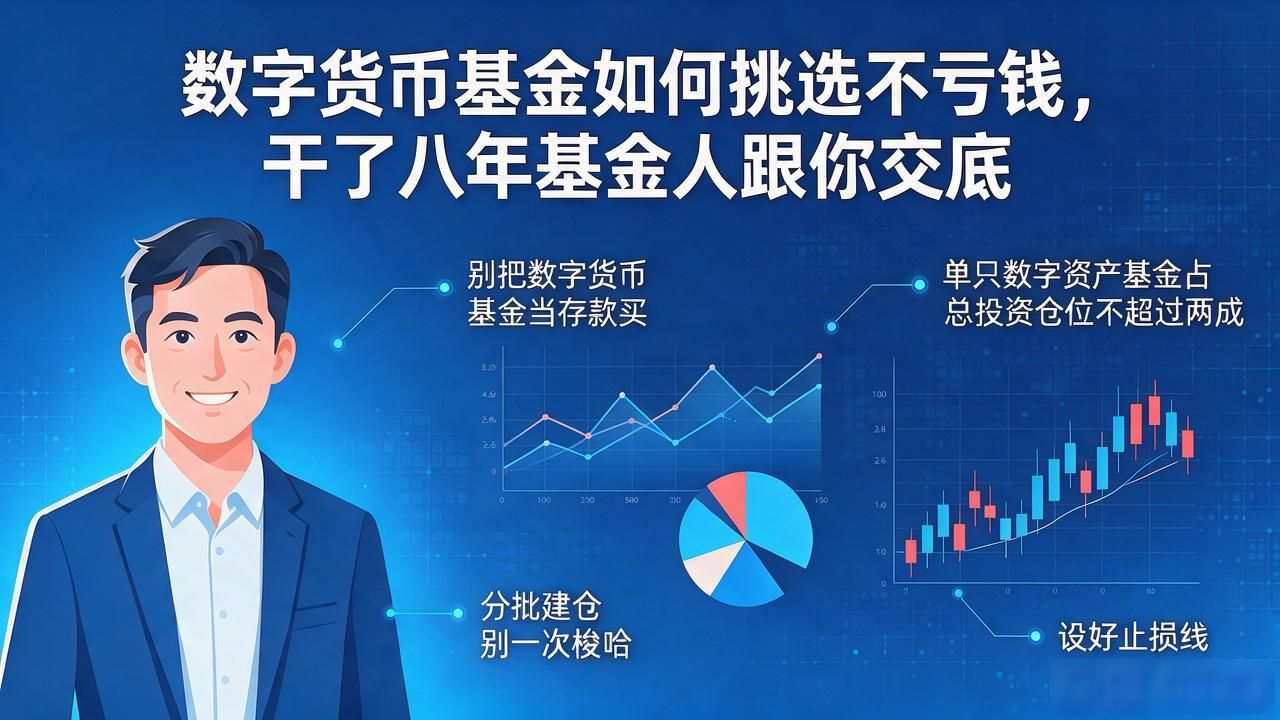 数字货币基金如何挑选不亏钱，干了八年基金人跟你交底