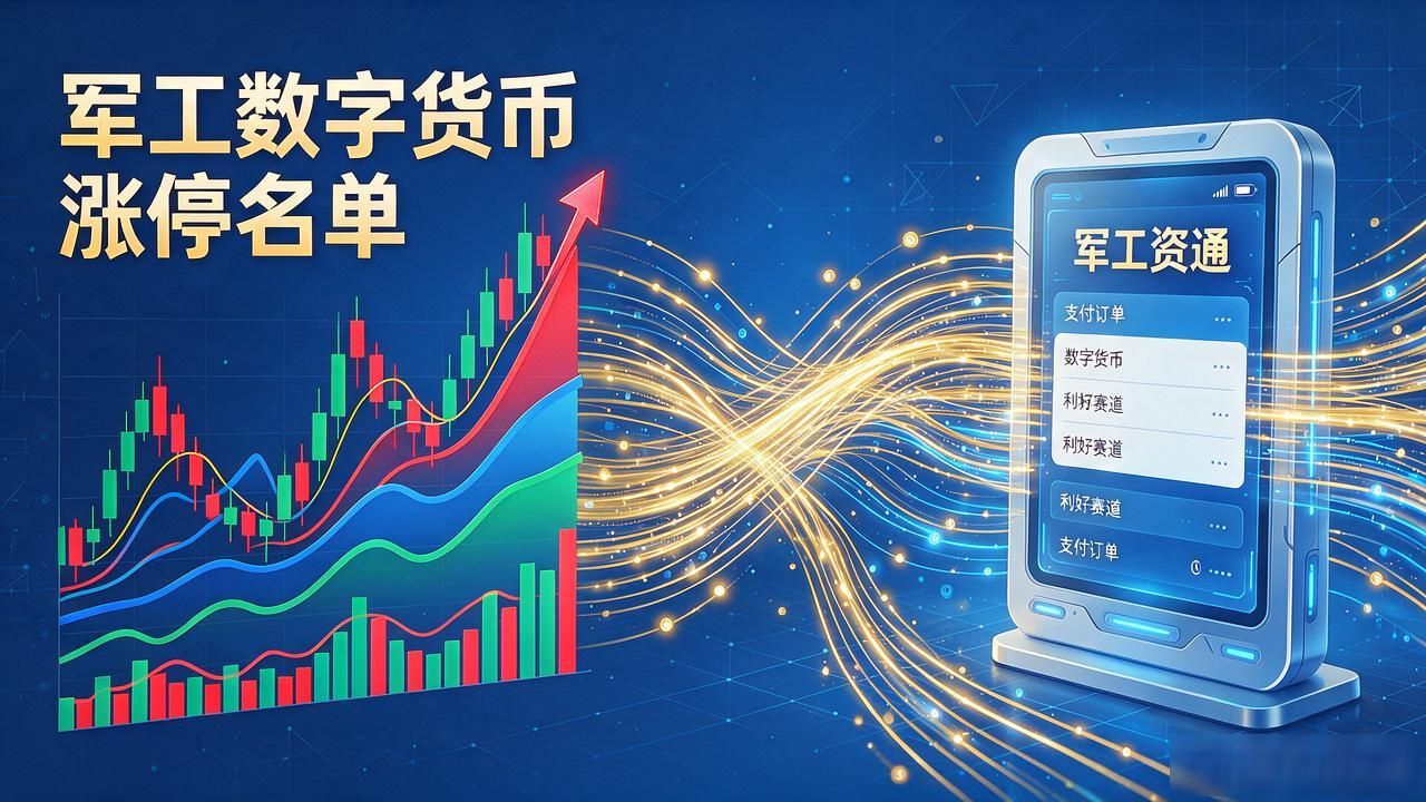 军工数字货币涨停名单_数字钱包硬件_军工通信