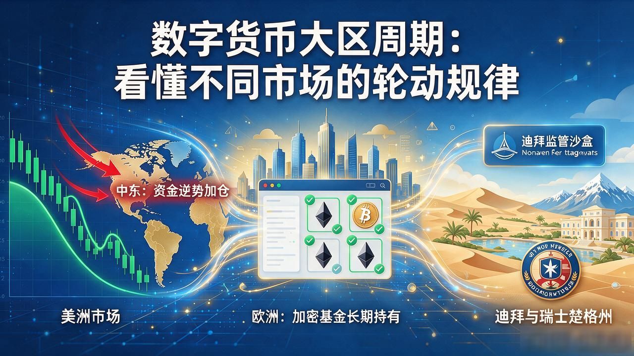数字货币大区周期_欧美亚洲中东加密市场节奏对比_数字货币大区周期差异分析