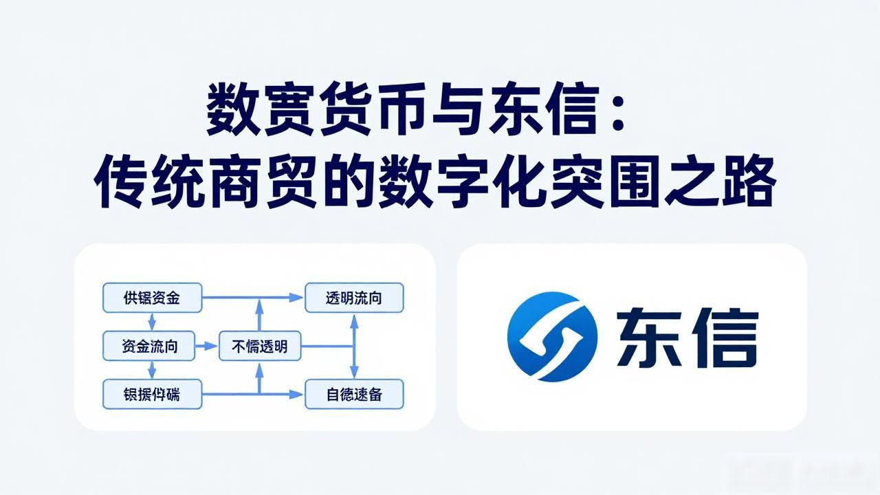 数字货币与东信_东信数字化转型 数字货币 商业信任机制_东信 数字货币 资金流转效率