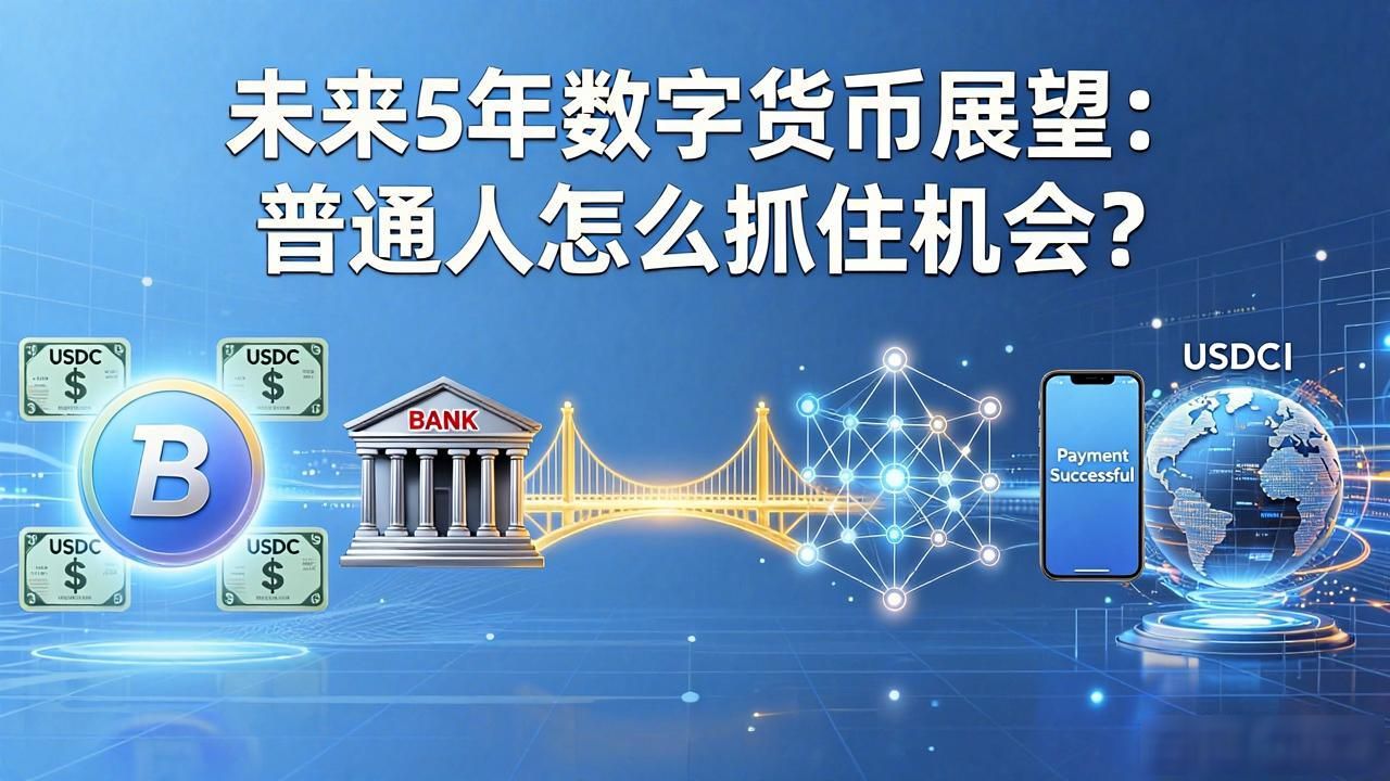 未来5年数字货币展望：普通人怎么抓住机会？