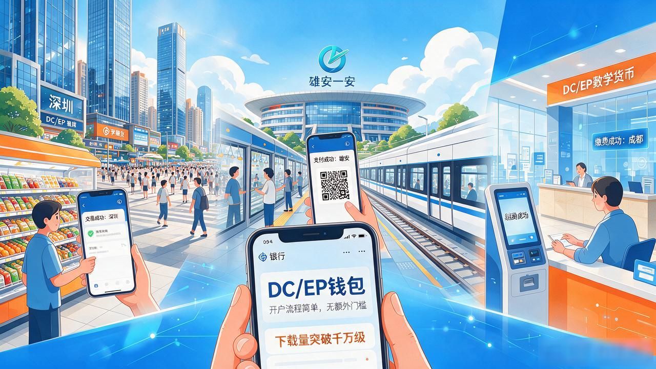DC/EP数字货币曝光了什么？技术细节和试点数据全扒了