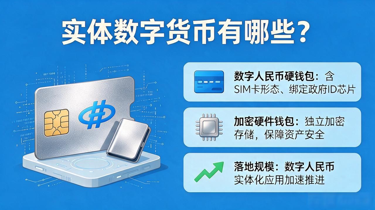 数字人民币硬钱包NFC卡片使用体验_实体数字货币有哪些_加密资产硬件钱包Ledger Trezor区别