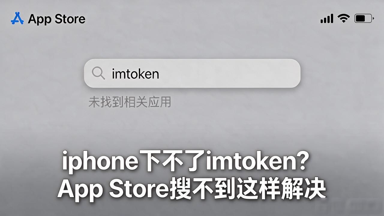 imToken搜不到下载不了解决方法_imToken App Store地区限制 iPhone安装问题_iphone下不了imtoken