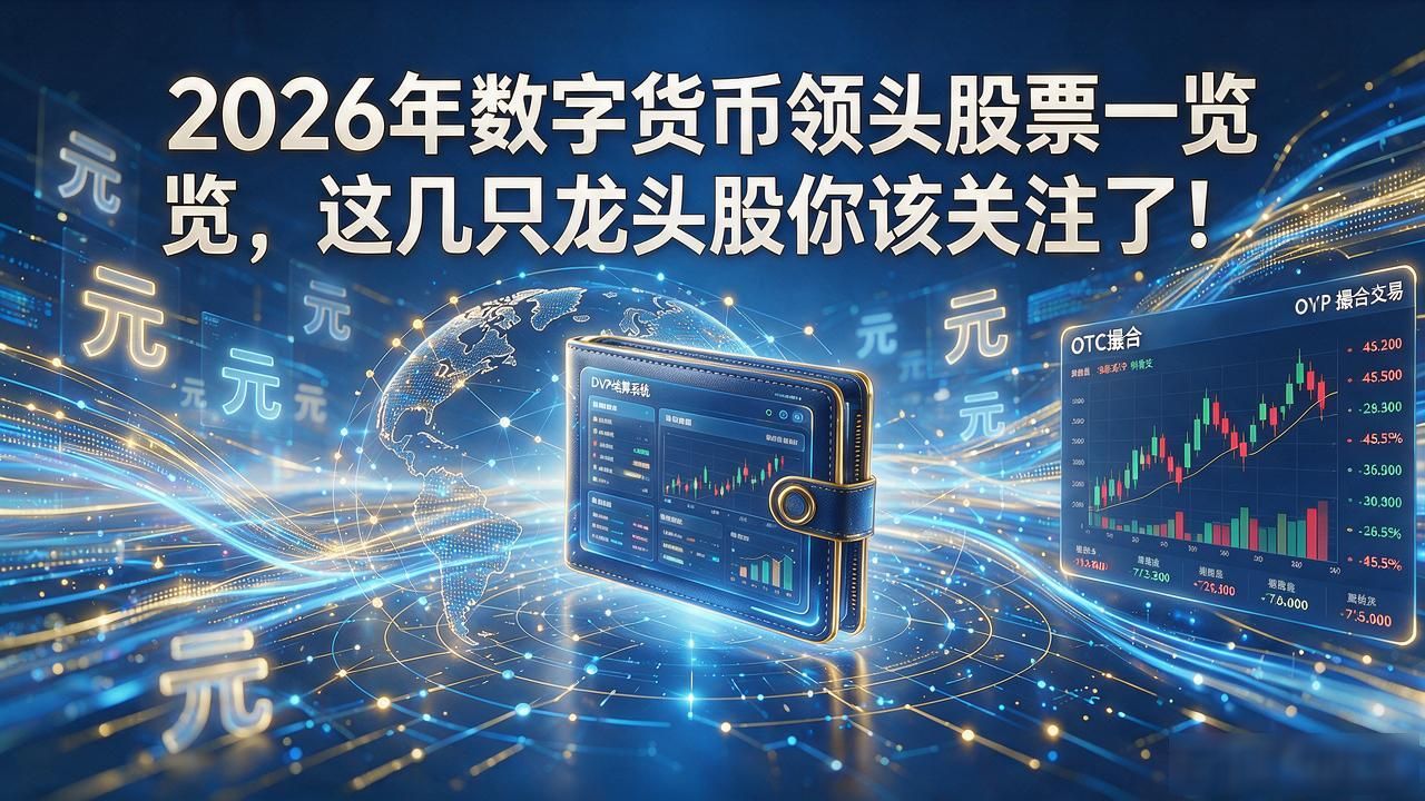 2026年数字货币板块龙头公司梳理_数字货币领头股票一览_A股港股营收占比研发投入市场份额指标