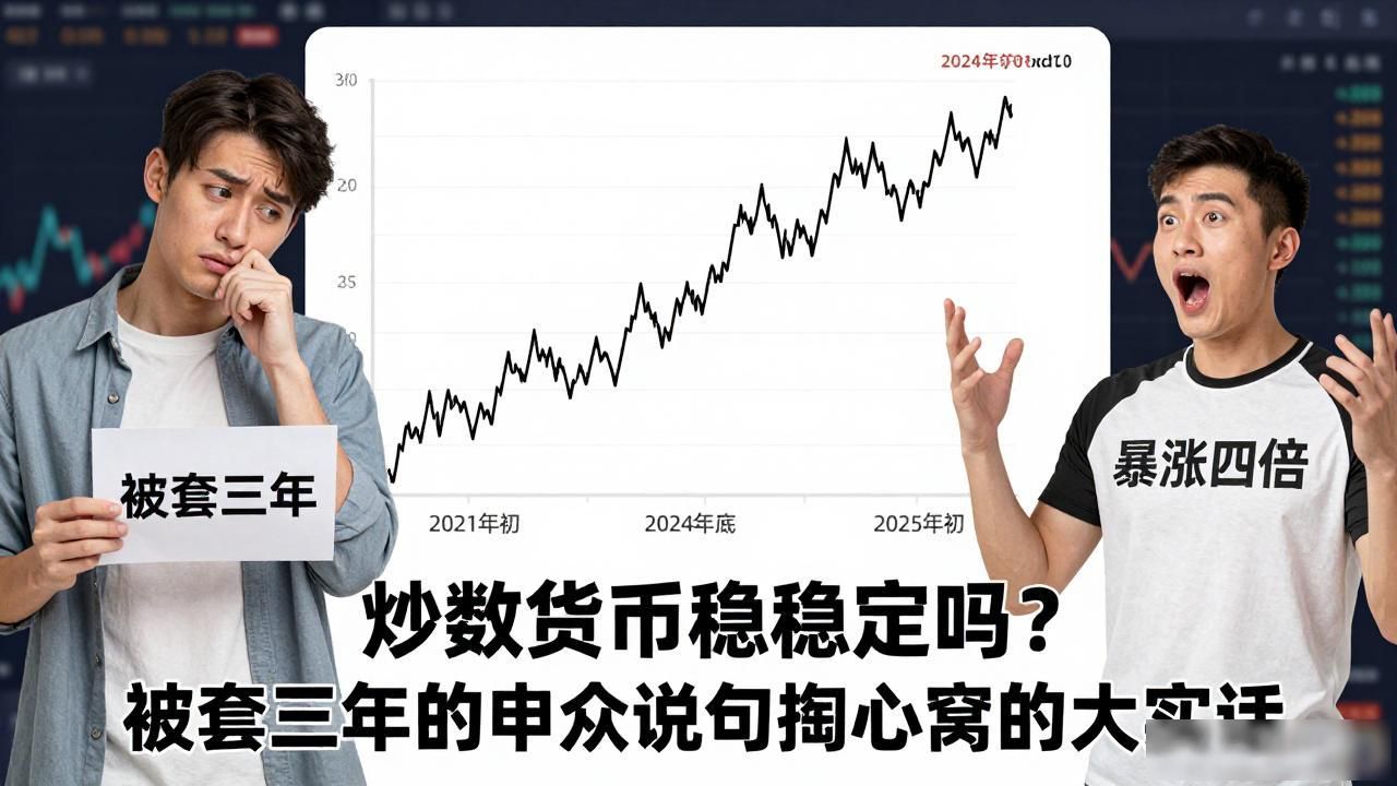 炒数字货币稳定吗？被套三年的散户说句掏心窝的大实话