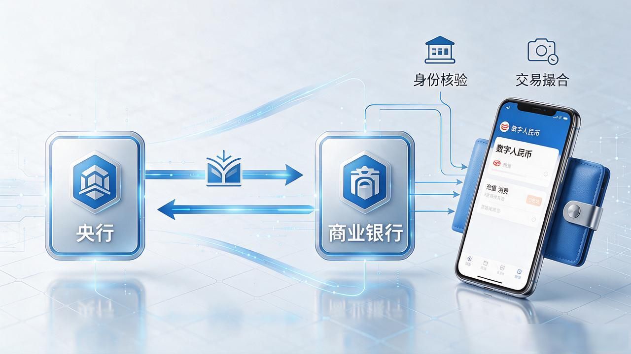 商业银行数字人民币发行_央行数字货币双层运行_央行数字货币双层运行