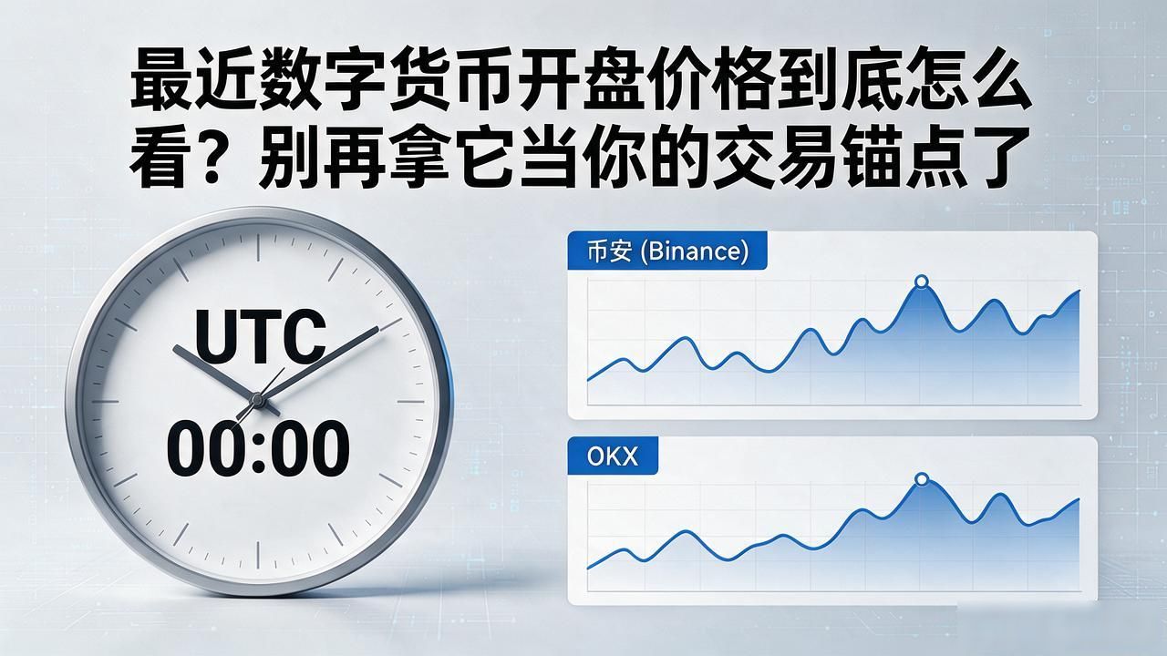 最近数字货币开盘价格到底怎么看？别再拿它当你的交易锚点了