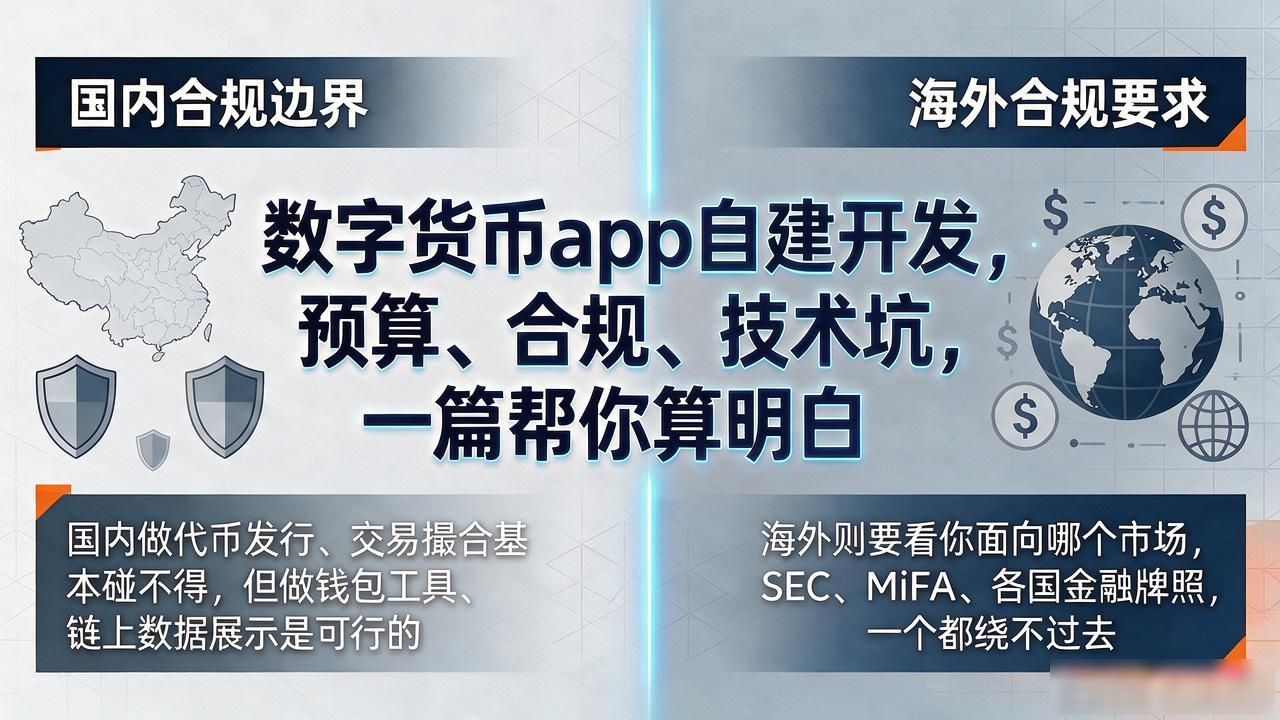 数字货币app自建开发，预算、合规、技术坑，一篇帮你算明白