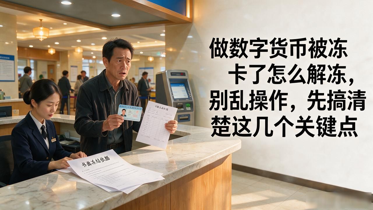 做数字货币被冻卡_USDT搬砖冻卡解冻流程_银行风控冻结应对策略